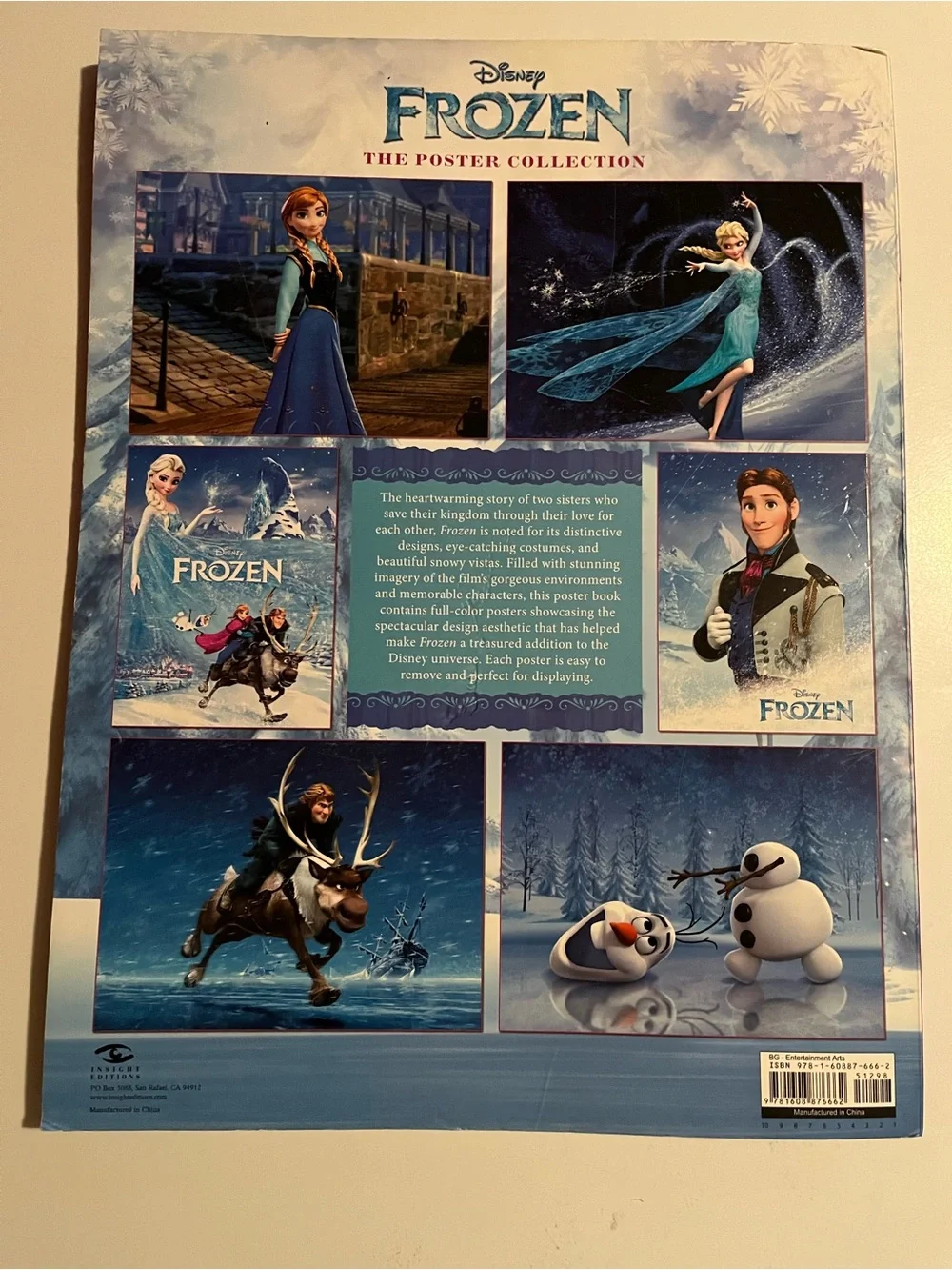 Disney Frozen Poster Collection - Blue, White, Teal Artwork